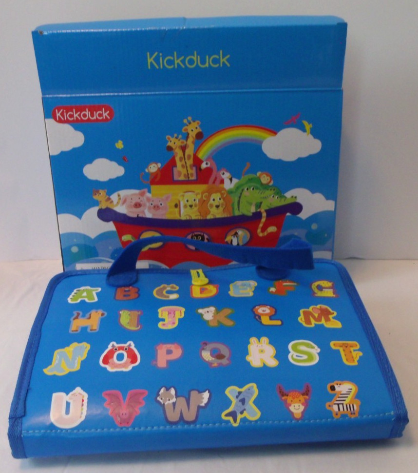 Kickduck Busy Board Noah’s Ark Soft cover Activity Book for Airplane, Trains NEW