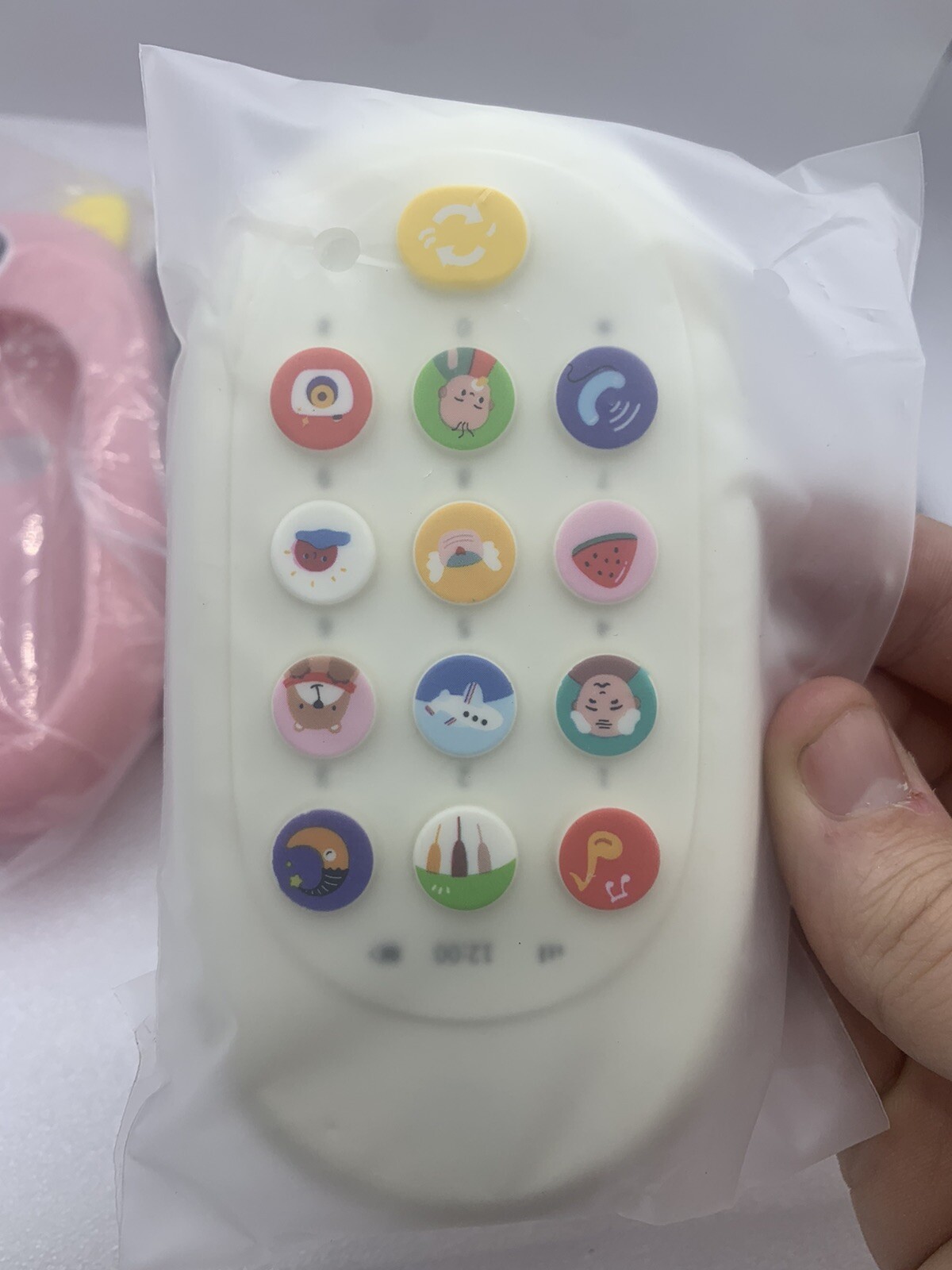Education Baby Cell Dinosaur Phone Toy Pretend W Pink Case 18+ Months N1