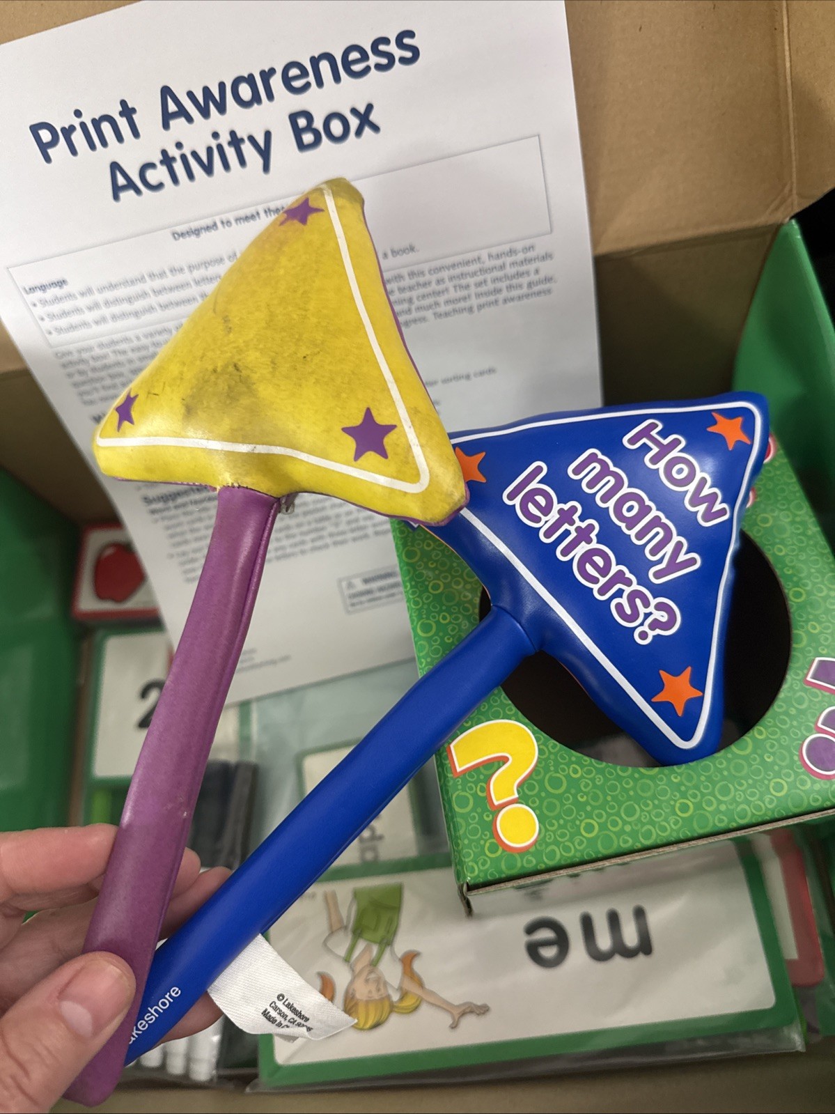 Lakeshore Activity Boxes Ages 3+, Getting Ready To Read, Phonological & Print ✅