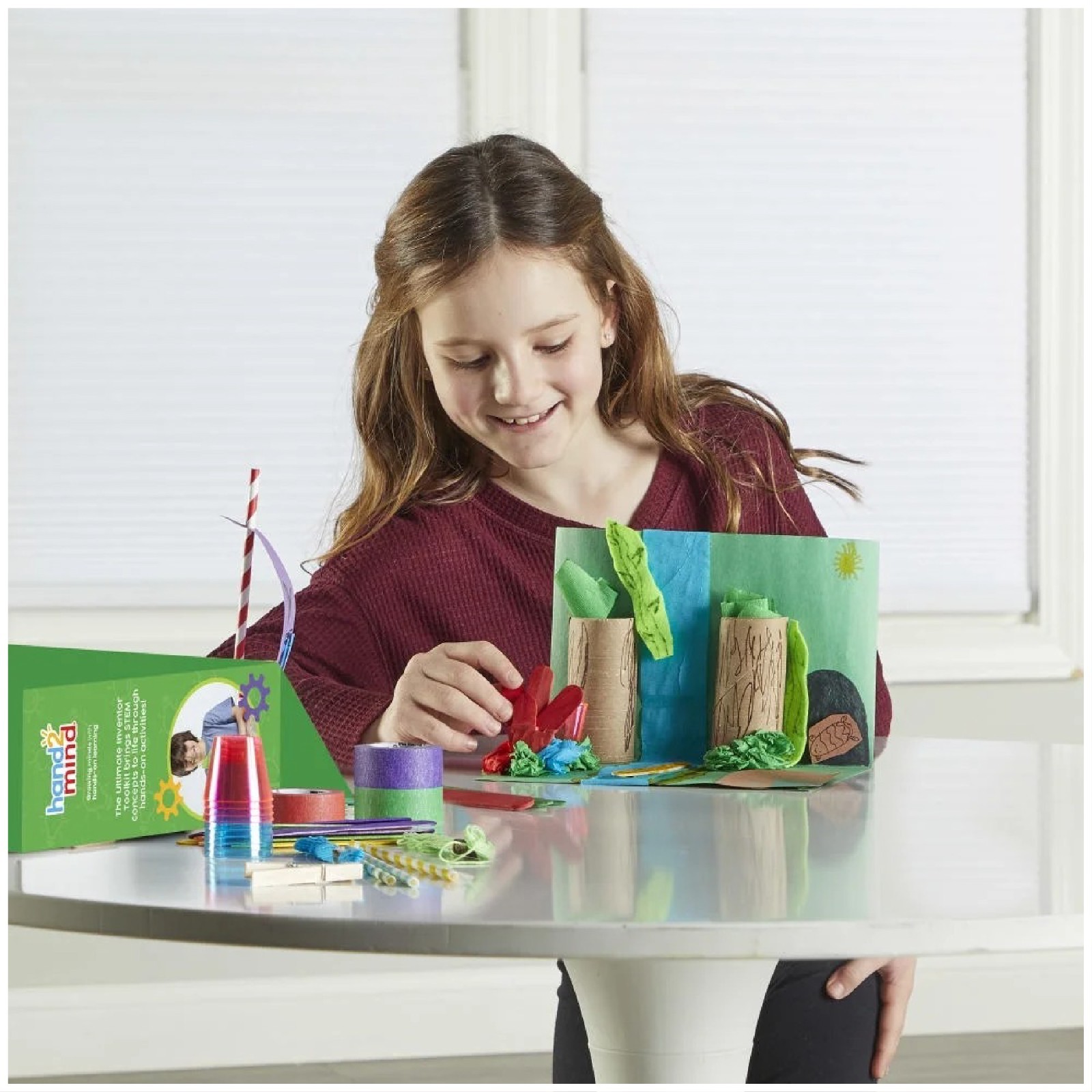 Ultimate Inventor Toolkit Kids STEM Set 250 Materials 10 Challenges, 8+ Age