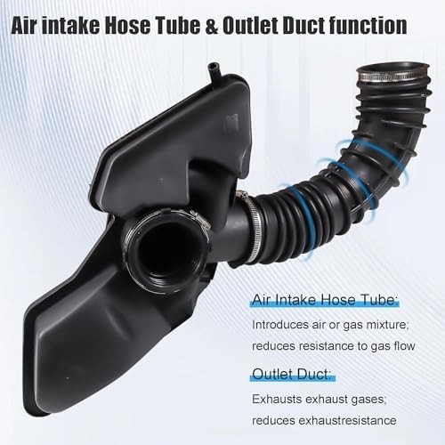 Air Intake Hose Tube & Outlet Duct Compatible with Buick Regal 2011-2017 LaCross