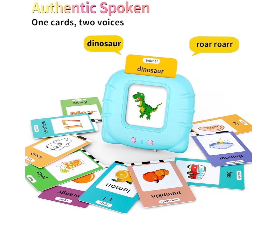 520 ABC Sight Words Talking Flash Cards, Christmas Birthday Gift for 2 3 4 5 6 Y