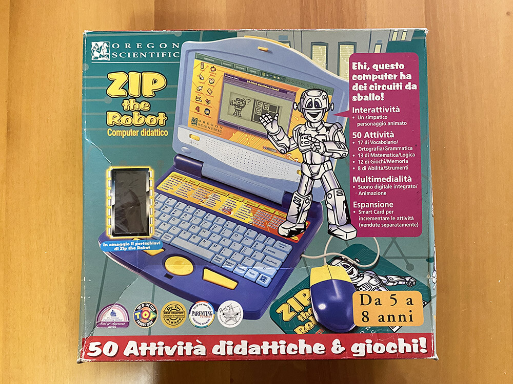 Zip the Robot Educational Computer Oregon Scientific 50 Activities Educational Games