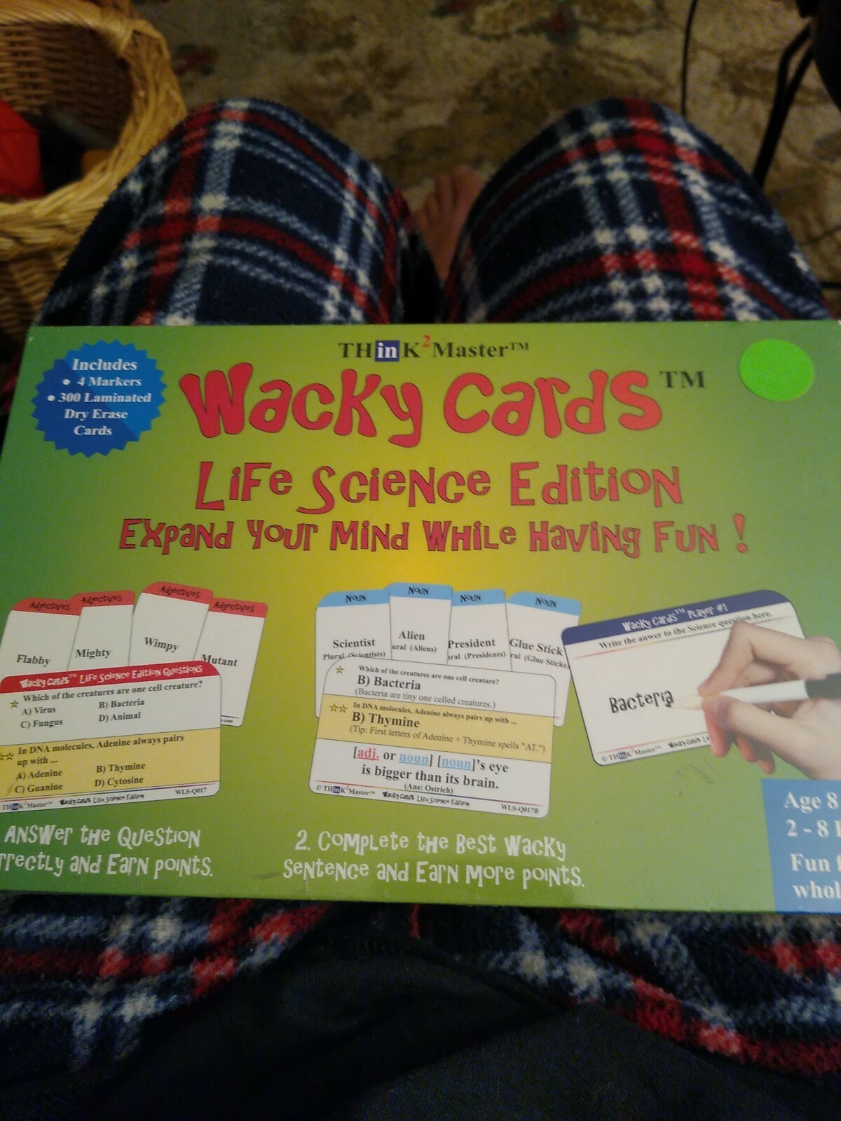 Wacky Cards Edition Life Science Think 2 Master Education Biology Chemistry