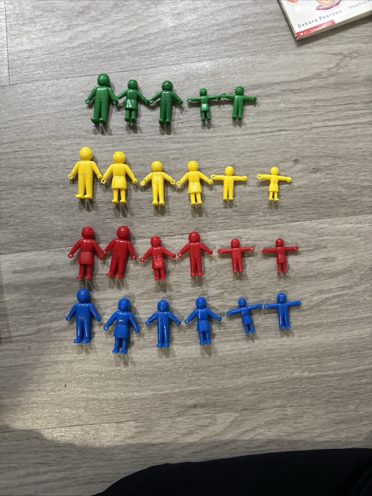 STEM Learning Toy 3-8 Yrs MATH WITH CONNECTING PEOPLE Family Lot – 23 Pieces