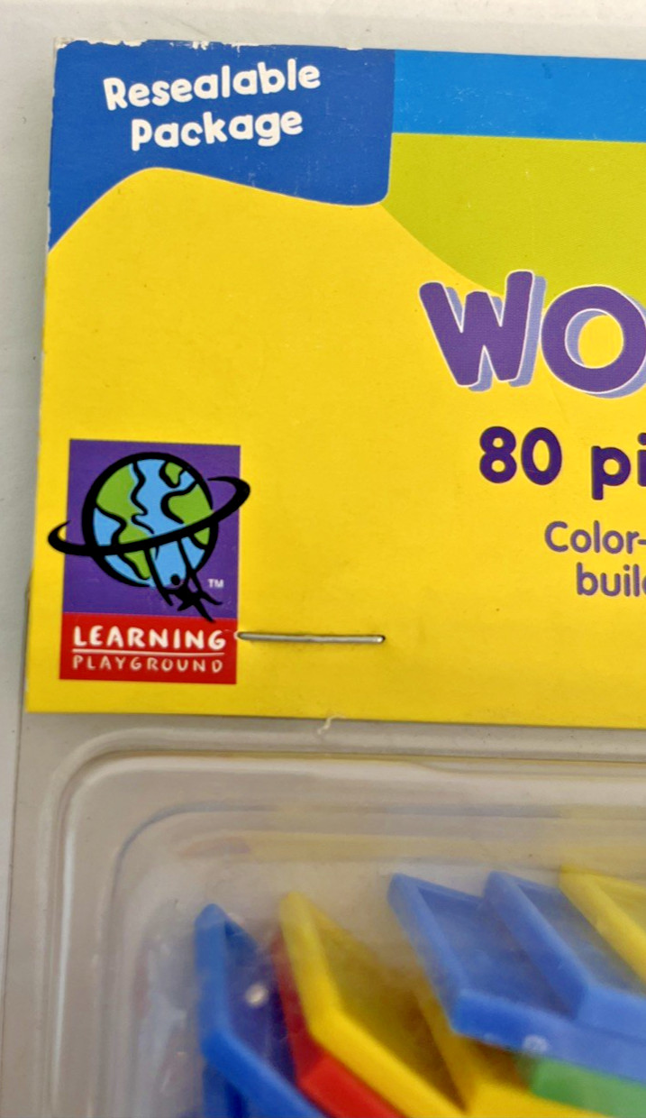 Word Tiles 80-Piece Learning Sentences and Parts of Speech Multi Colors NEW