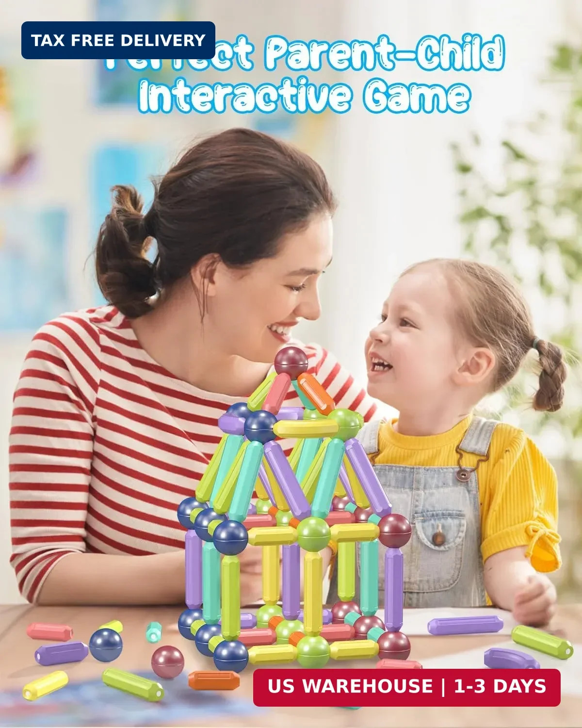 Magnet Toys Magnetic Building Blocks,STEM Starter Toys for Kids Age 3-5Preschool