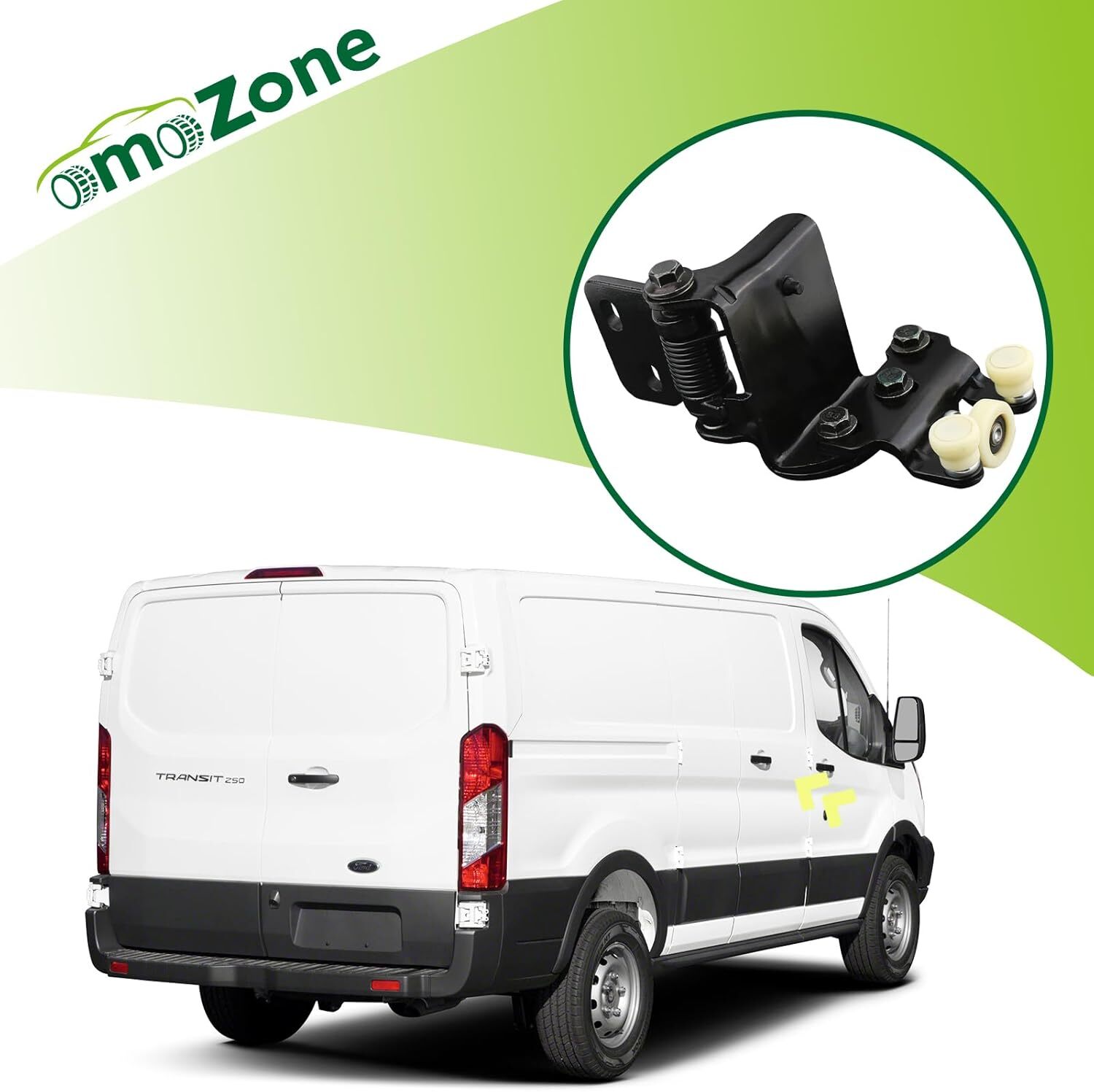 Right Side Cargo Sliding Door Roller Middle Side Compatible with 2015-2019 Ford