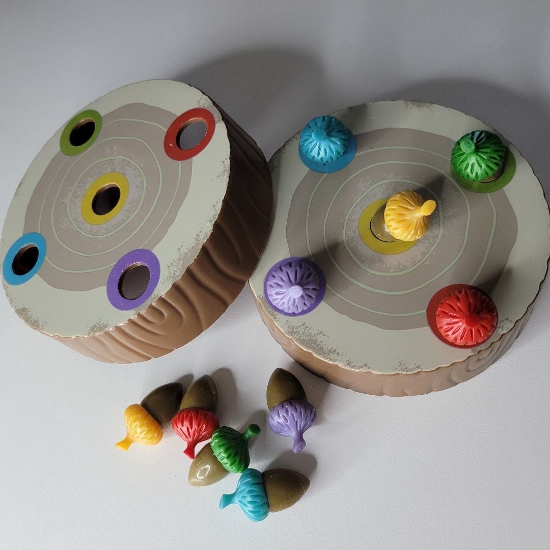 The Sneaky Snacky Squirrel Replacement Parts Pieces Acorns Stump Holder Sorting
