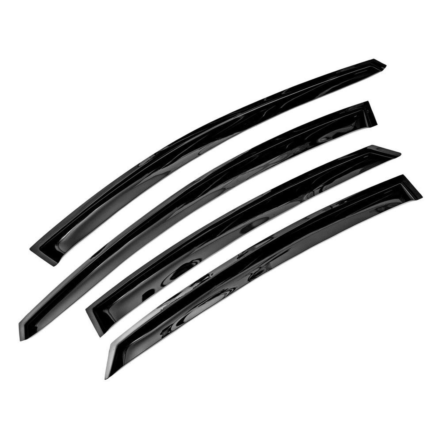 Smoked Out-Channel Window Vent Guard Rain Visors for 2011-2016 Hyundai Elantr…