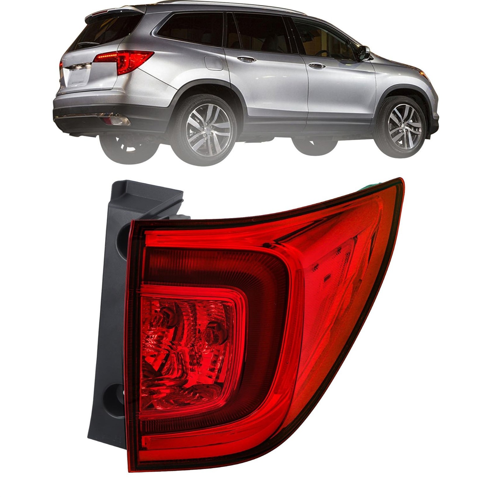 labwork Tail Lamp Light Replacement for Honda Pilot 2016-2018 Passport EX-L E…