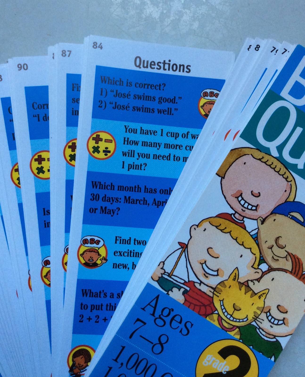 Brain Quest-Revised 3rd Edition Grade 2-Deck 2 Ages 7-8