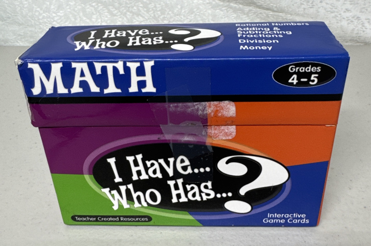 I Have, Who Has Math Game by Teacher Created Resources Grades 4-5 U1