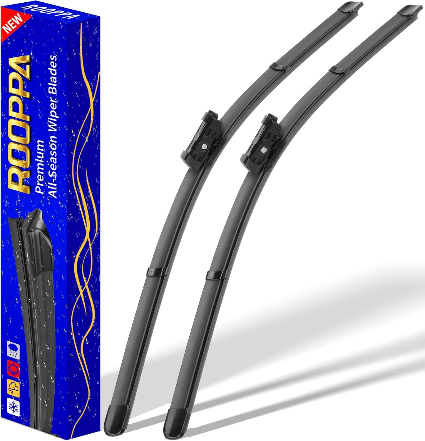 2 Wipers Replacement for 2017-2023 Tesla Model 3/2020-2023 Model Y Original Equi