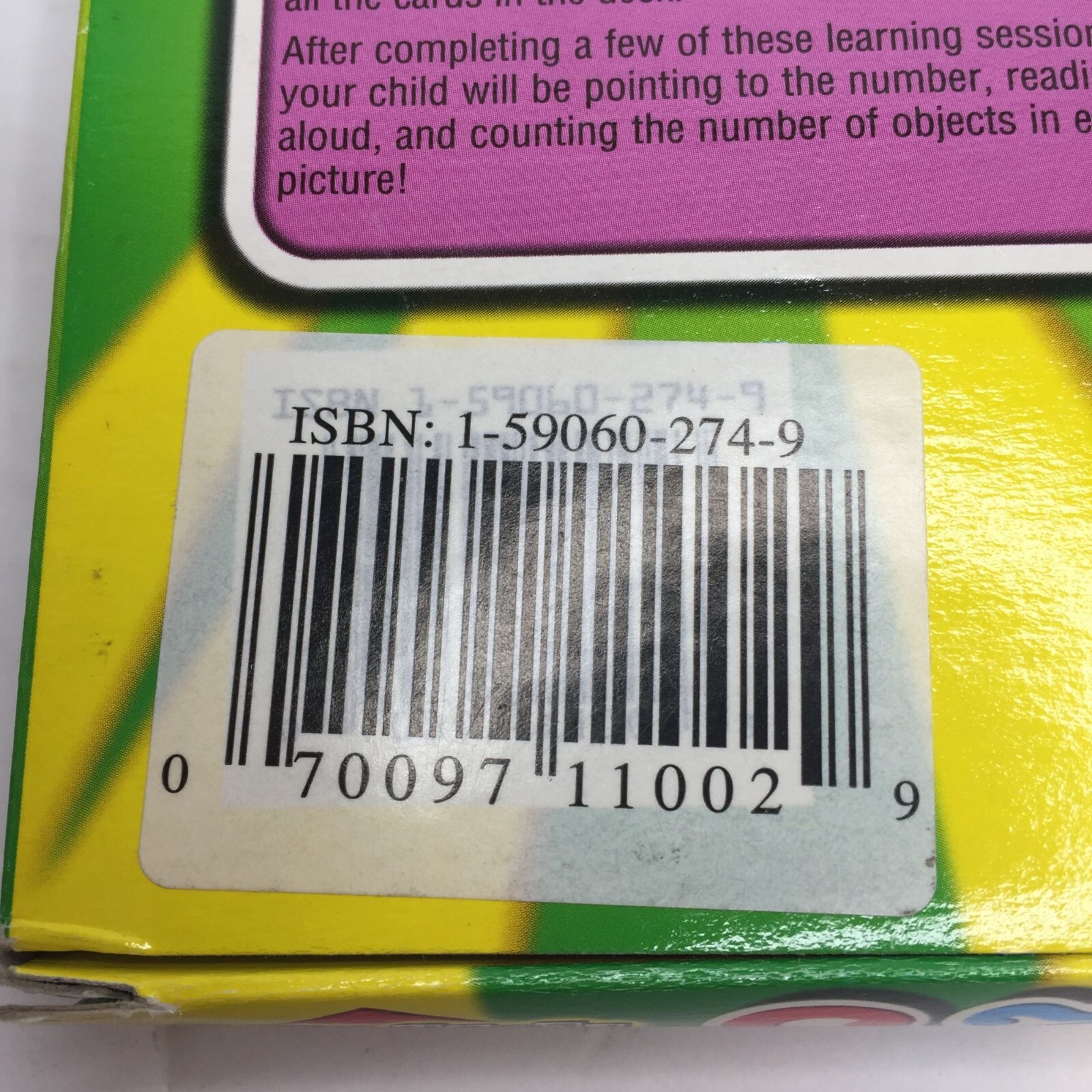 1-2-3 Preschool Flash Cards Stimulate Early Learning Numbers Counting Skills