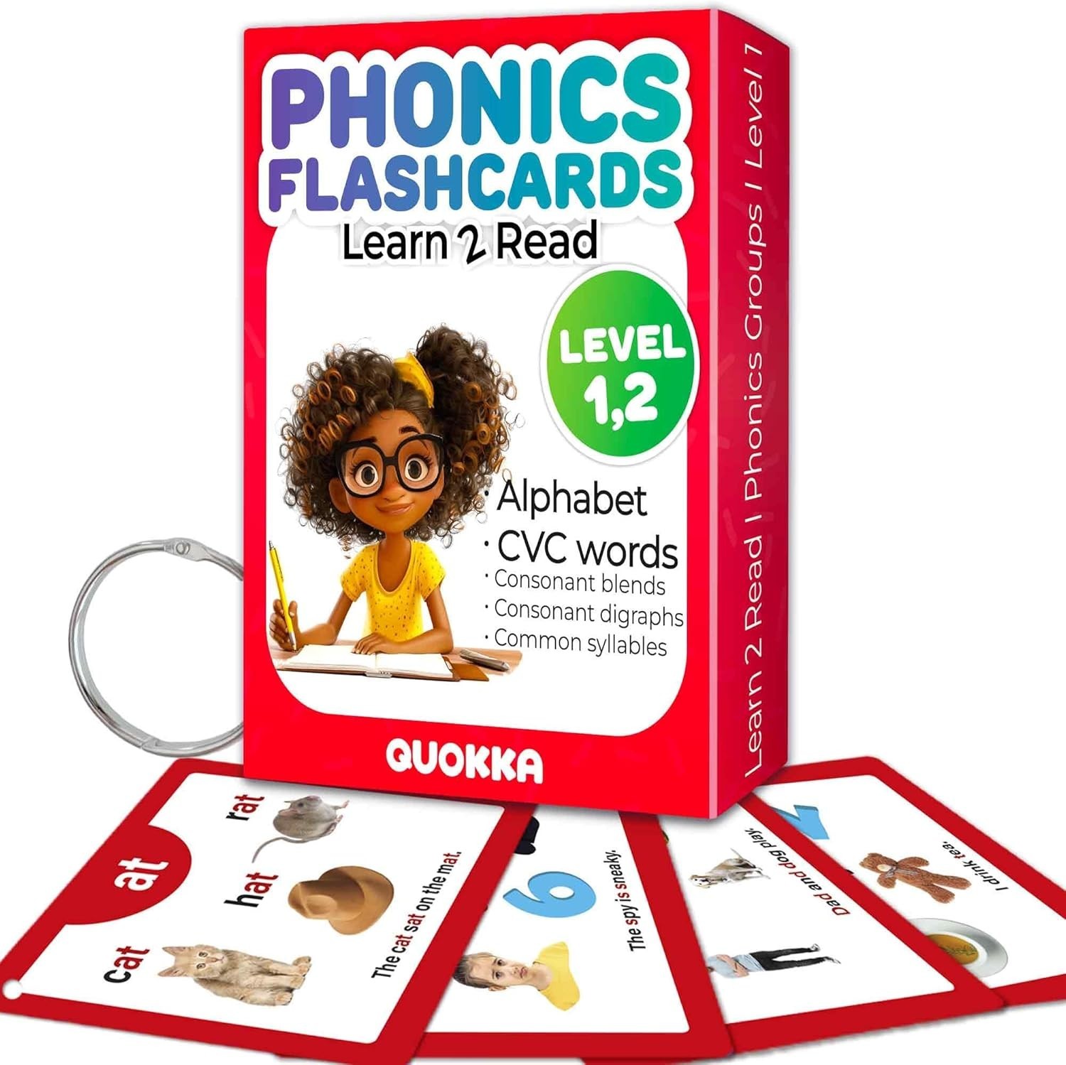 High-Quality CVC Flash Cards for Kids – Foster Early Reading Skills (52 Cards)