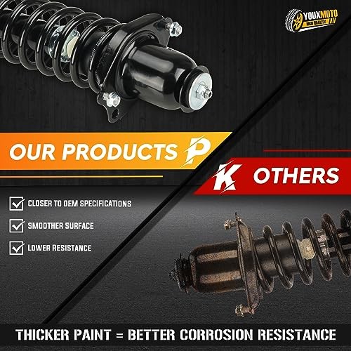 Rear Left and Right Complete Strut Spring Shock Absorber Fits for Pontiac Vibe