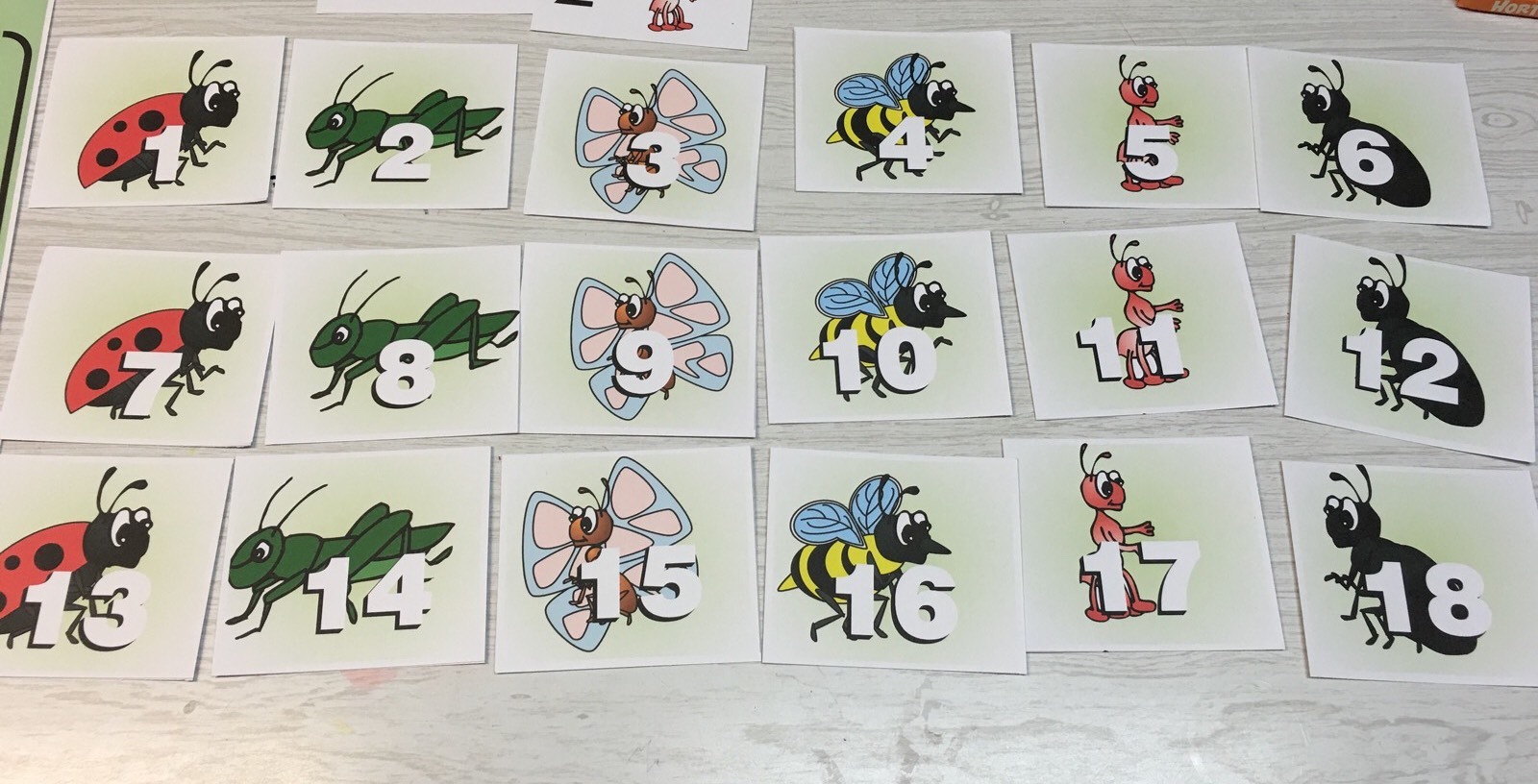 INSECTS-THEMED Learning Activities Package LAMINATED preschool Daycare