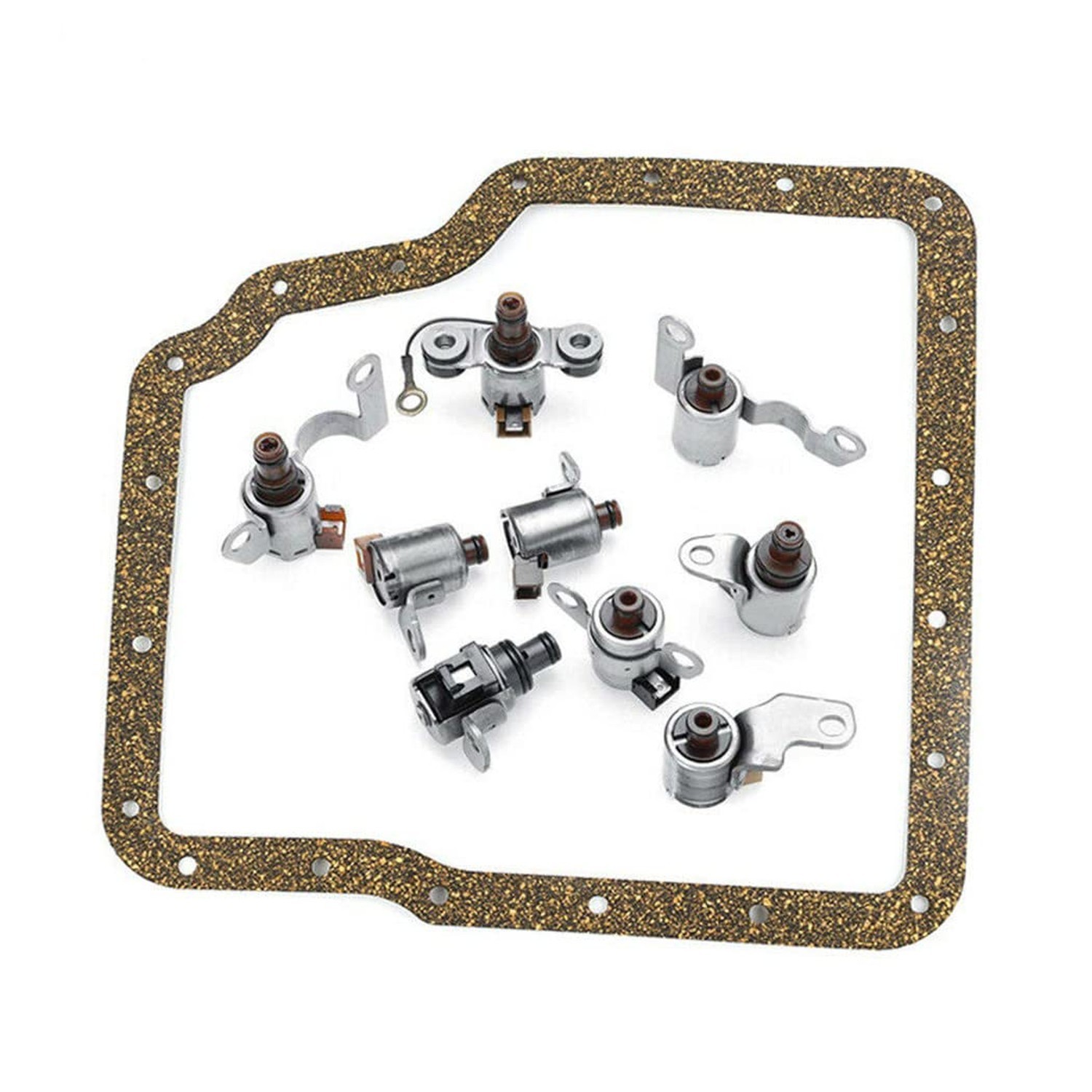OEM JF506E 09A D98420 9pcs Transmission Shift Solenoid Set With Gasket Compat…