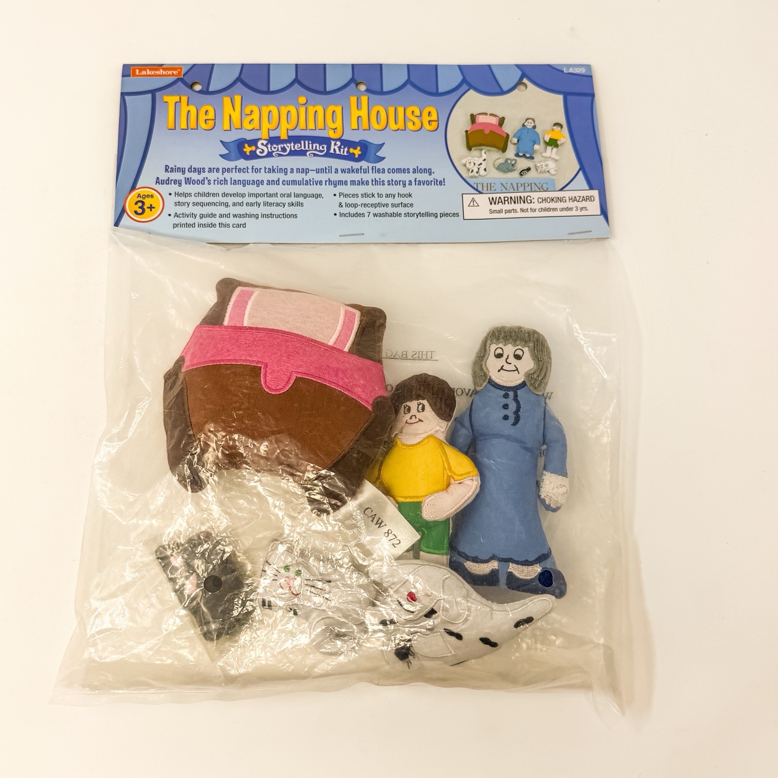 Lakeshore The Napping House Storytelling Kit NEW Audrey Wood Felt Pieces