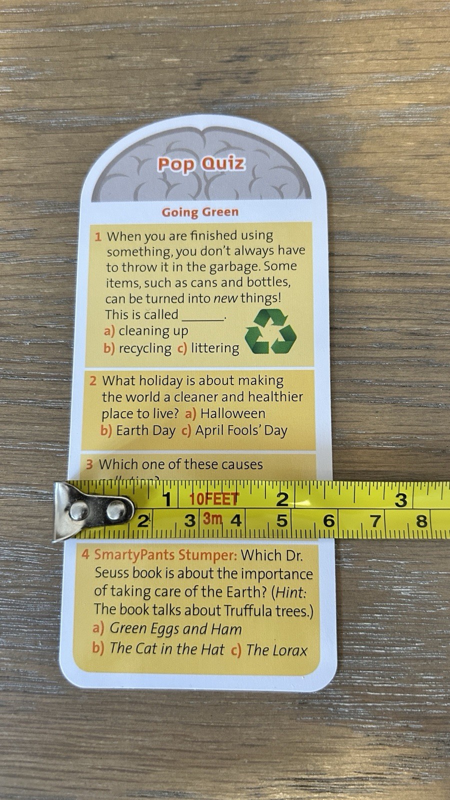 Melissa & Doug Smarty Pants Grade 2 Brain Building Cards Game