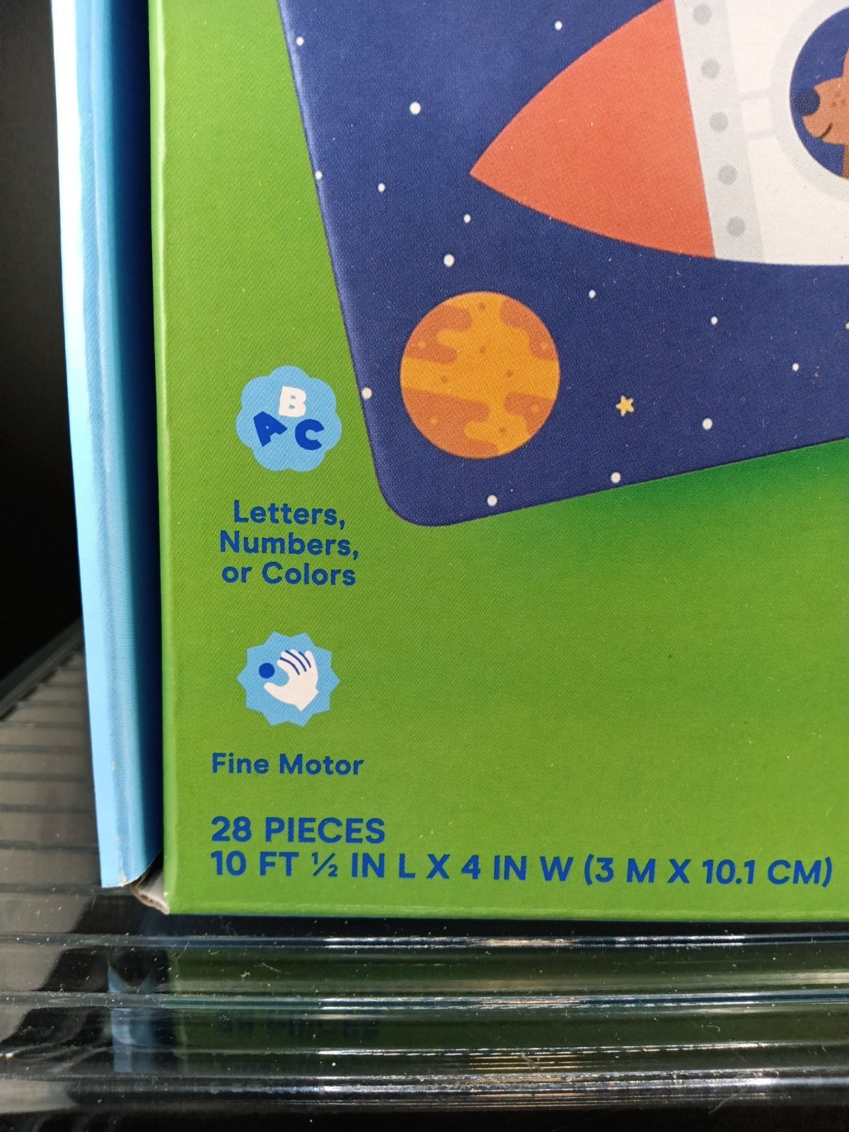 Gigglescape Space Floor Puzzle With Alphabet Animal Pieces