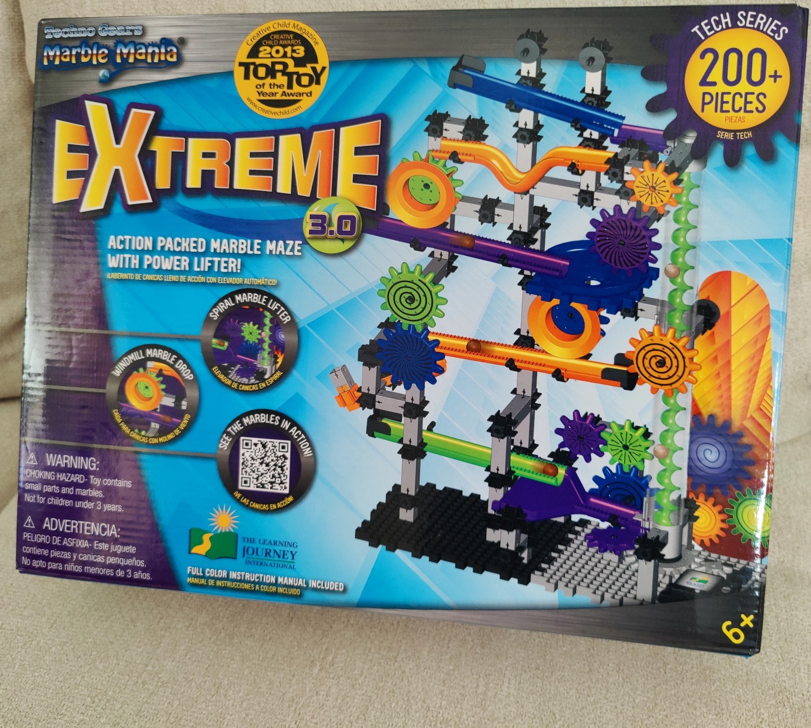 Extreme Marble Mania 3.0- ACTION PACKED MARBLE MAZE WITH POWER LIFTER with Box