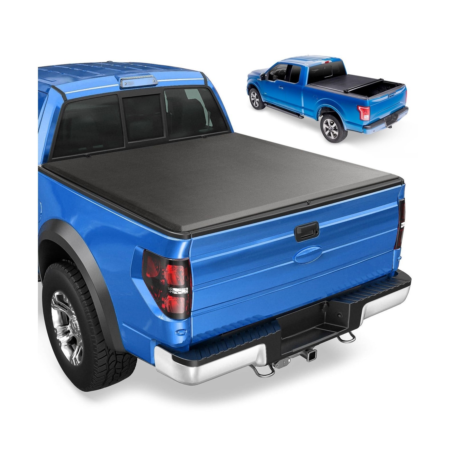 Soft Roll-up Tonneau Cover – Fit Honda Ridgeline 2017-2025 – 5ft Bed