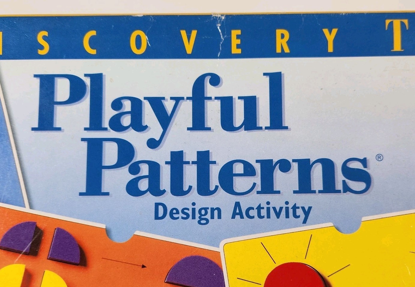 Discovery Toys Playful Patterns Design Art #2930 Foam Puzzle Educational 2005