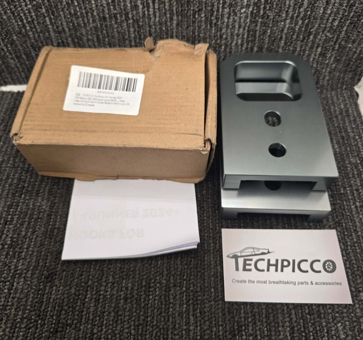 TECHPICCO Tow Hooks For Tacoma 2024-2026/4Runner 2025-2026/Land Cruiser 250