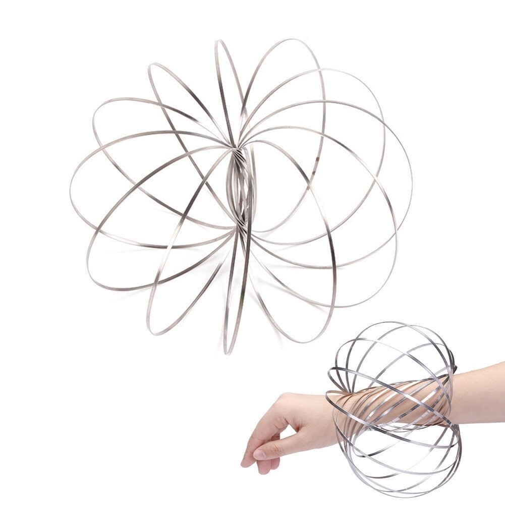 Flow Ring Spinner Ring Arm – Stainless Steel Spring Metal Sensory Rings