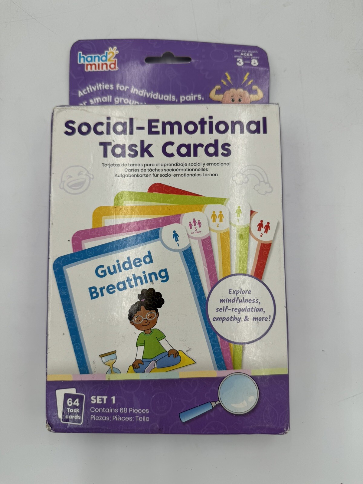 Hand2mind Social Emotional Task Cards Ages 3 to 8 Group or Individual Education