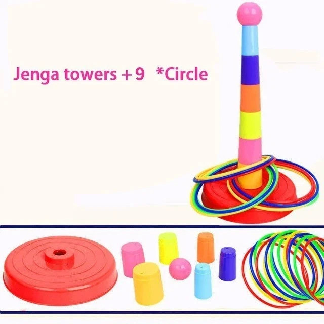 Stacking Circle Game Toy Kids Indoor Outdoor Parent-Child Early Education
