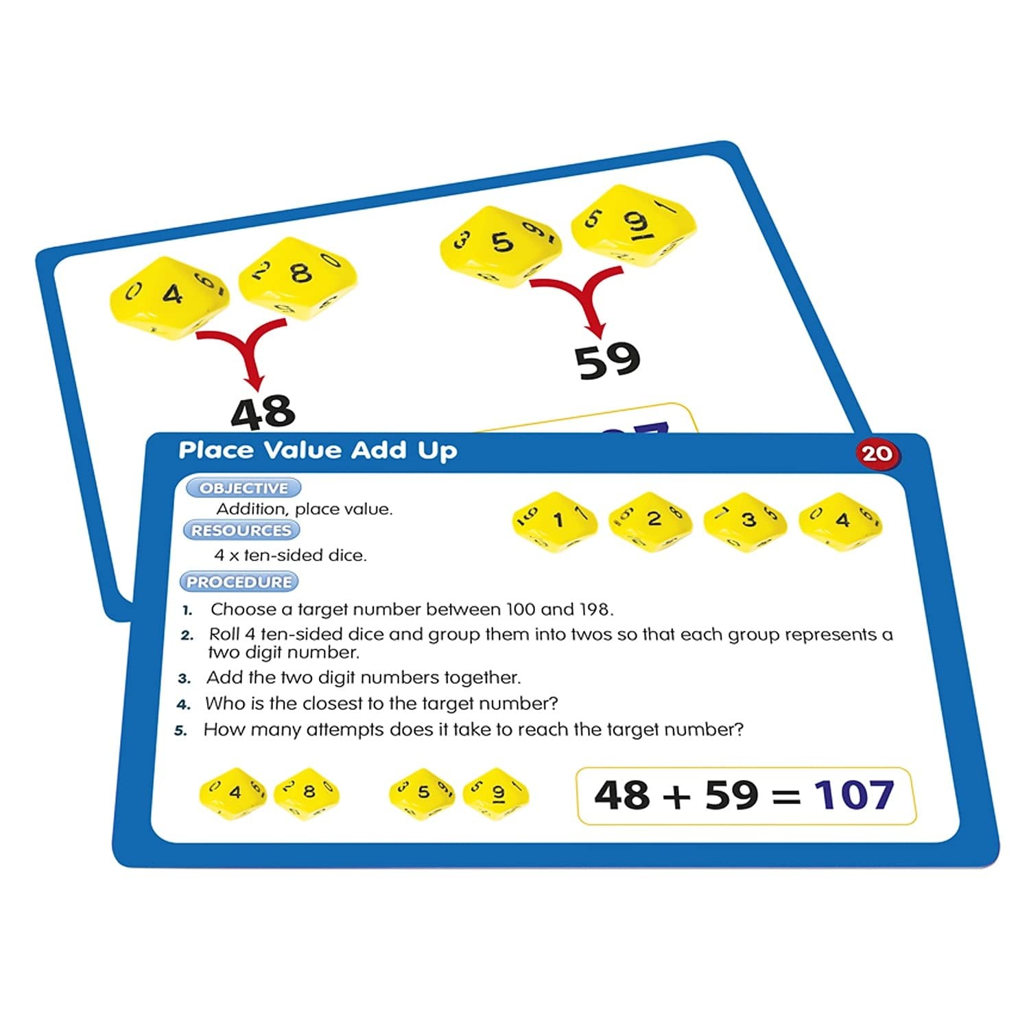 50 Dice Activities Educational Action Games