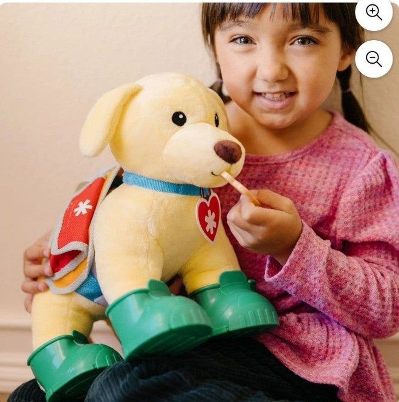 Melissa & Doug Let’s Explore Ranger Dog Plush with Search and Rescue Gear