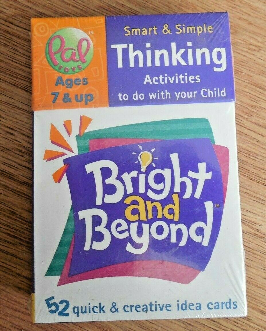 NEW! Pal Bright & Beyond/Smart & Simple “Thinking” Activity Cards for Ages 7+
