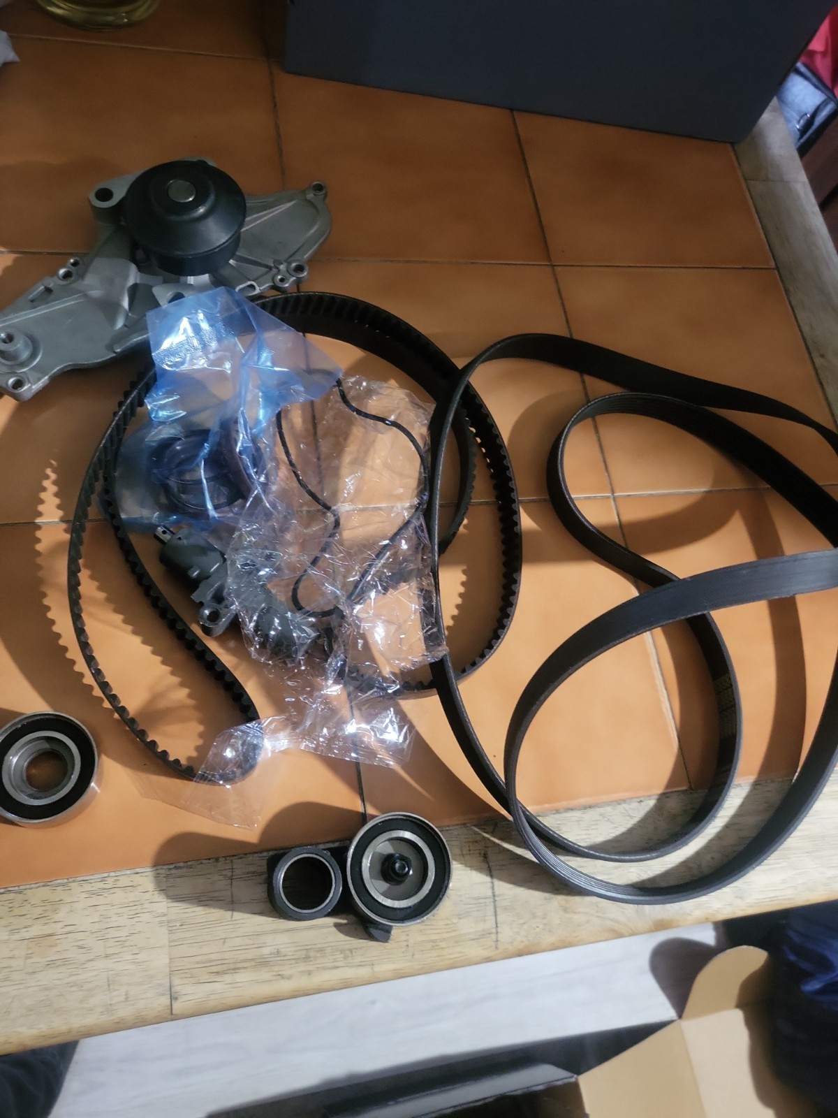 A-Premium Timing Belt Kit with Water Pump Compatible with 03-18 Honda Accord Cro
