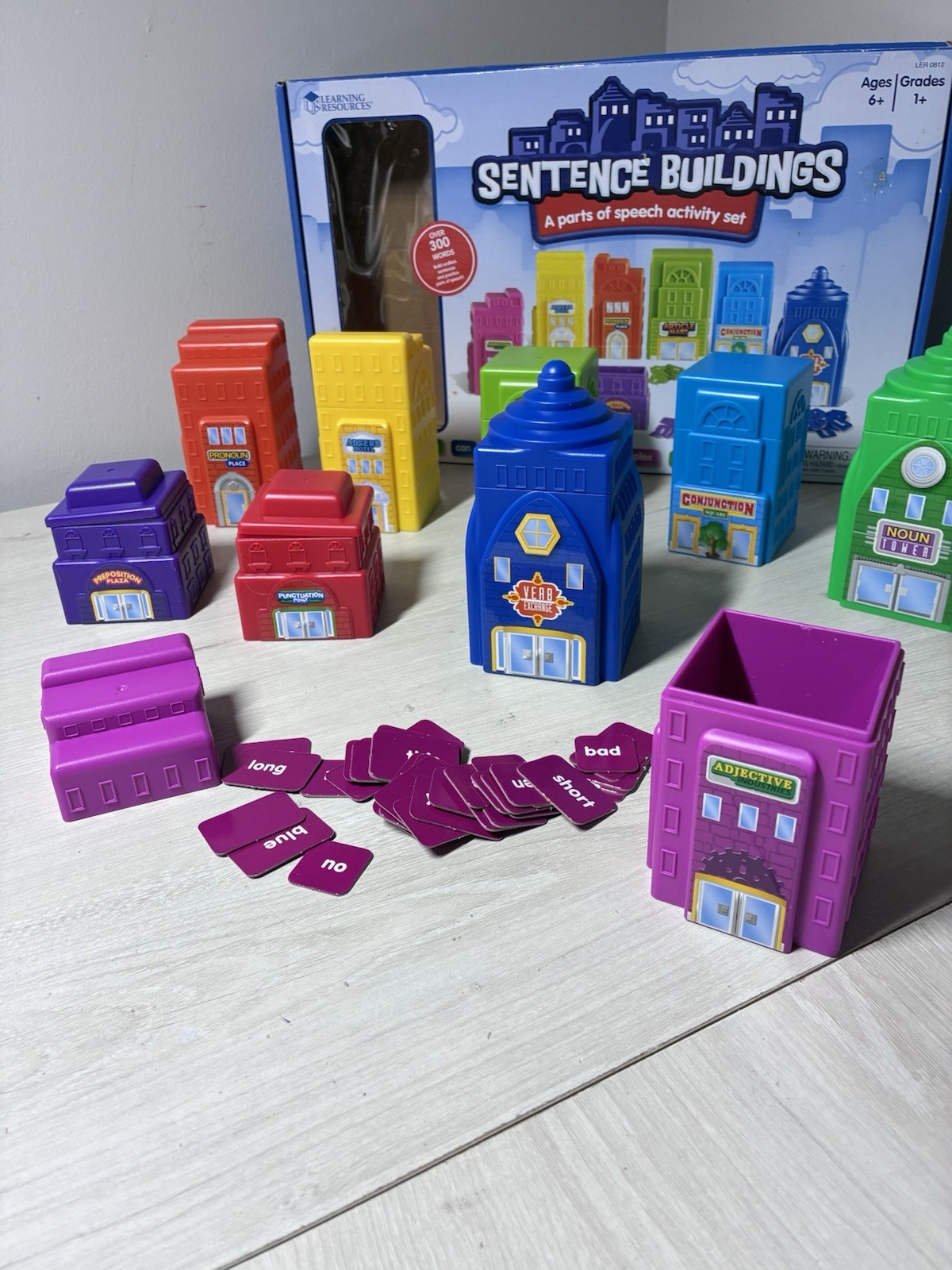Learning Resources Sentence Buildings Parts Of Speech Activity Set Homeschool
