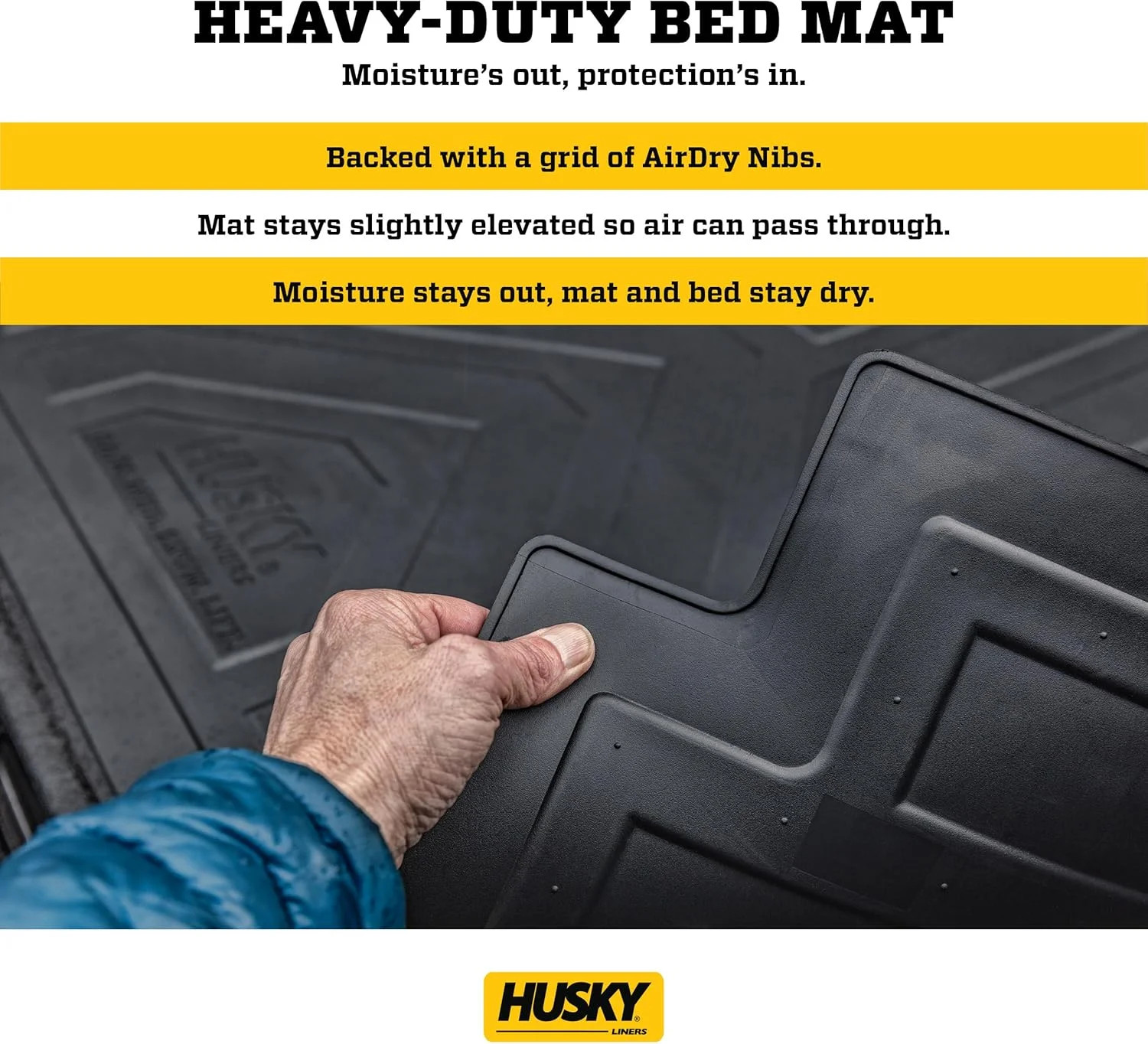 Husky Liners Custom Bed Liner | Fits 2015-2026 Ford F-150, 2022-2026 F-150 Light