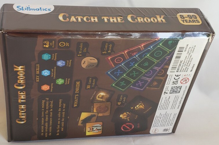 Skillmatics Board Game Catch The Crook Strategy Mystery Gift for 8 Yr Olds & Up