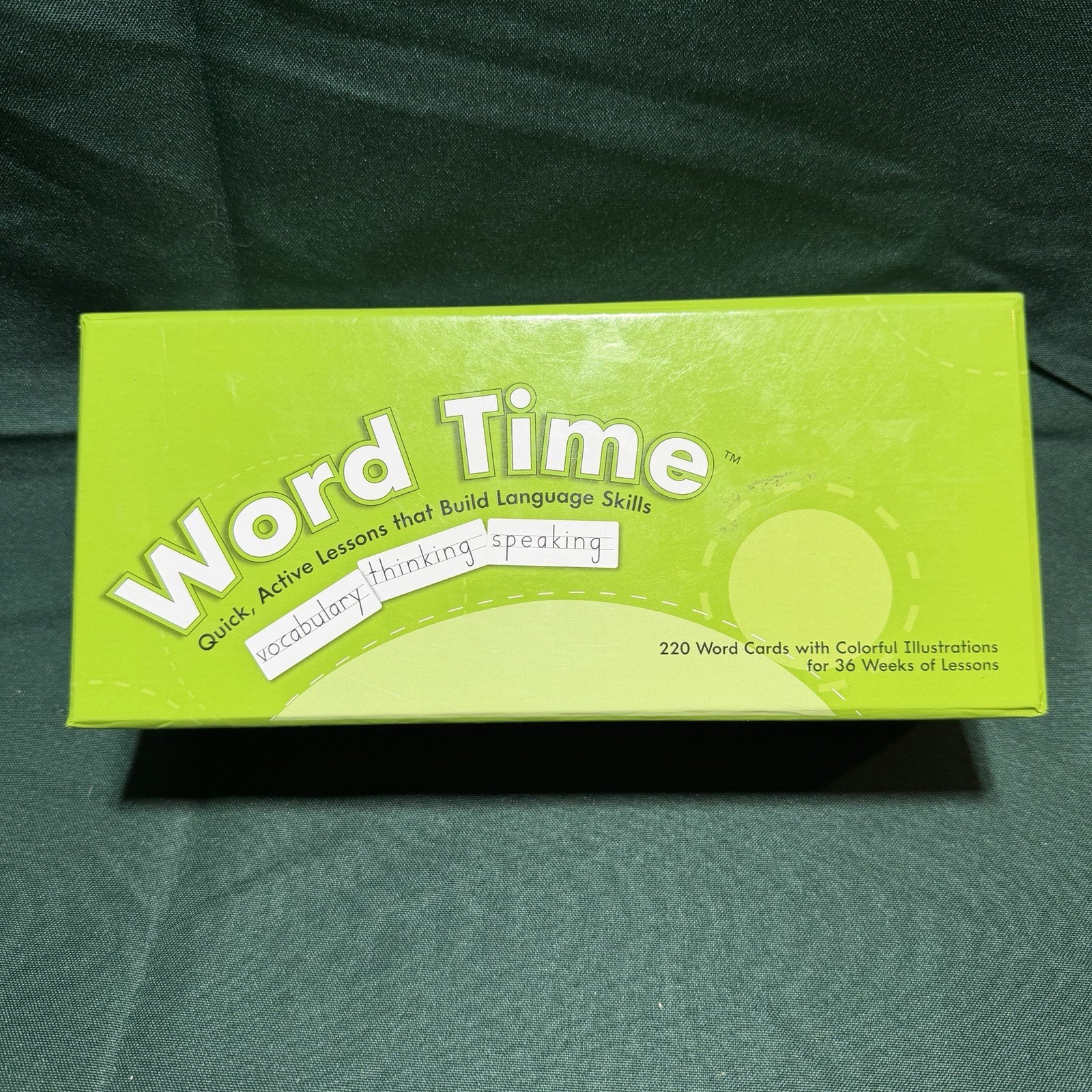 Word Time – Learning Without Tears – Laminated Cards – Literacy Teacher Student