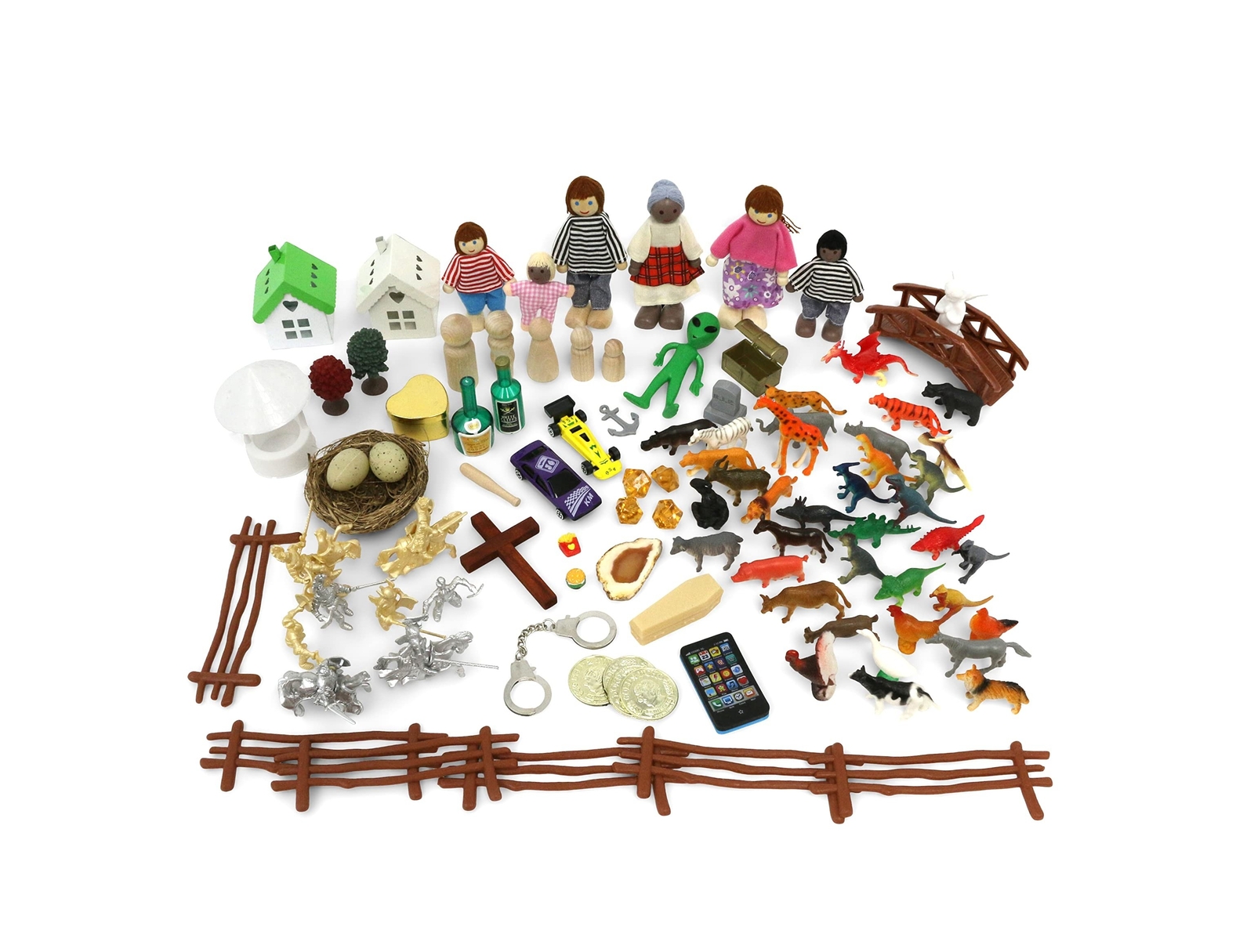 Sandtray Play Therapy Basic Starter Kit – 100+ Pieces