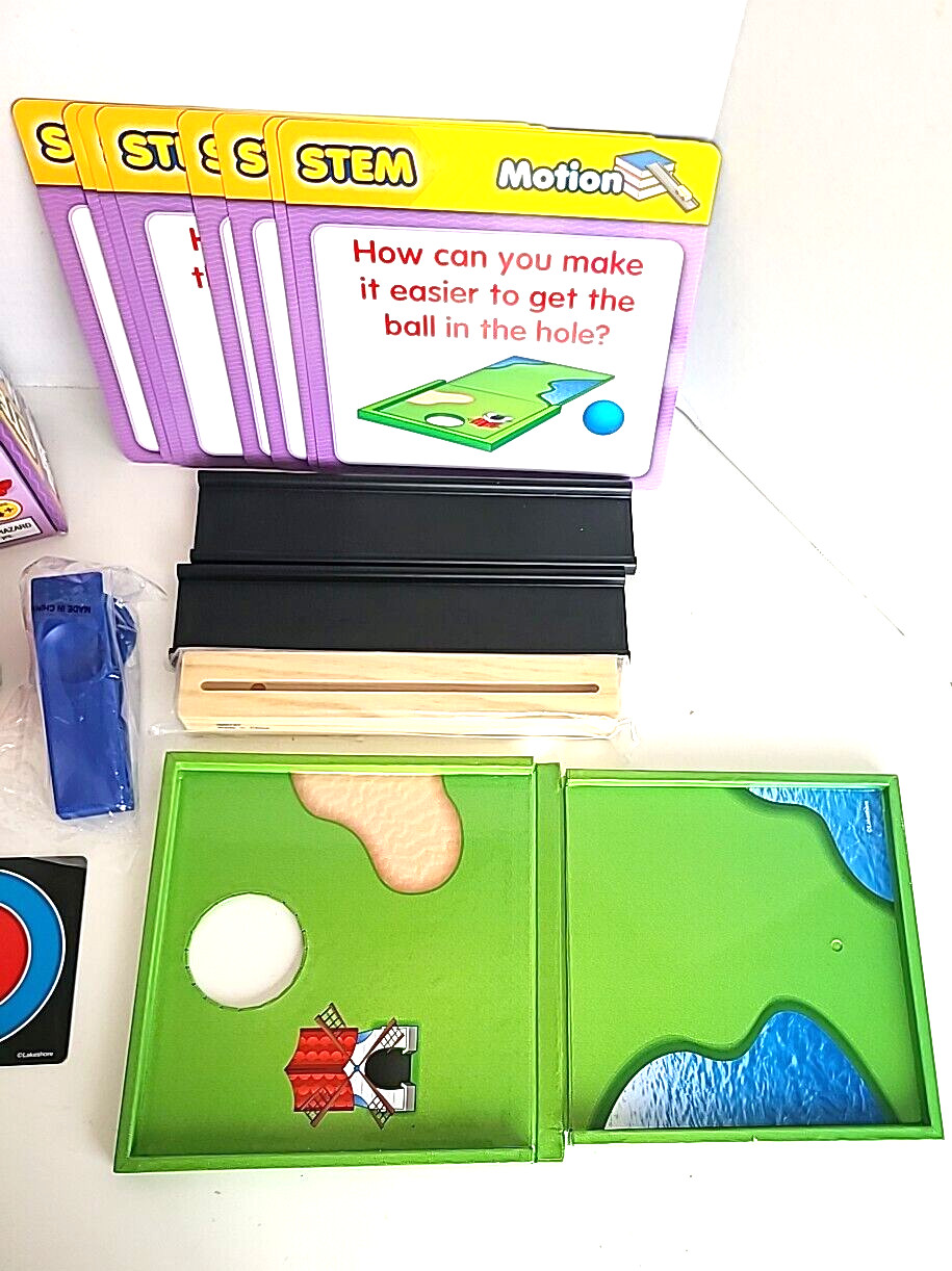 LAKESHORE EDUCATIONAL PRODUCT STEM SCIENCE STATION MOTION COMPLETE W BOX