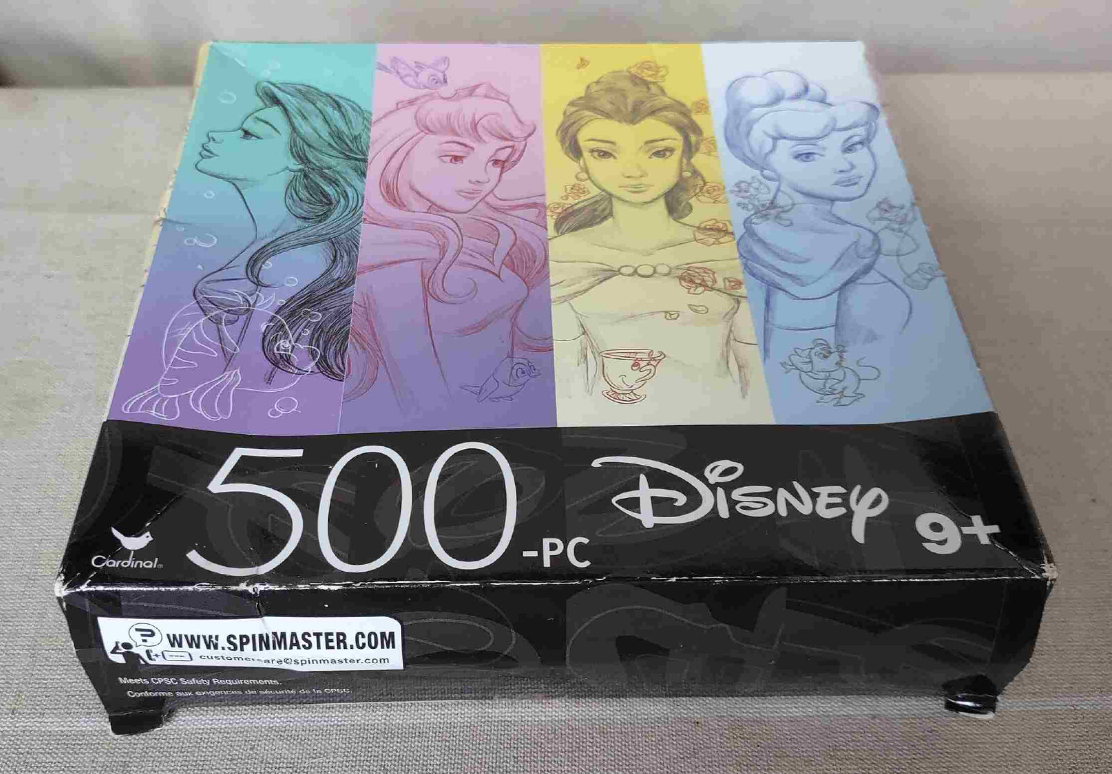 Disney 500 Pc Puzzle “Princesses” “Minnie” “Cinderella” 3 Available, NEW *READ*