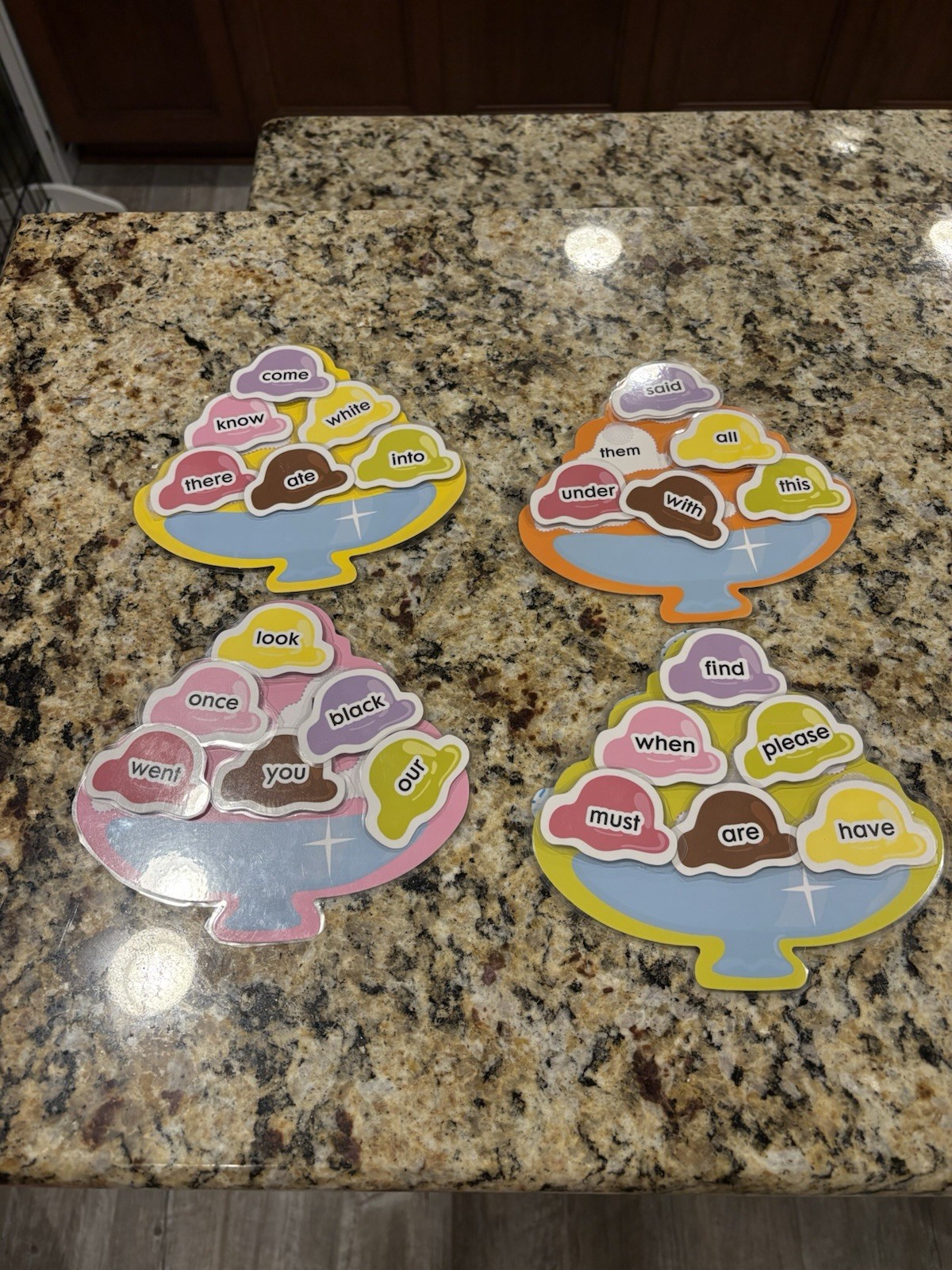Ice Cream Word Learning Game
