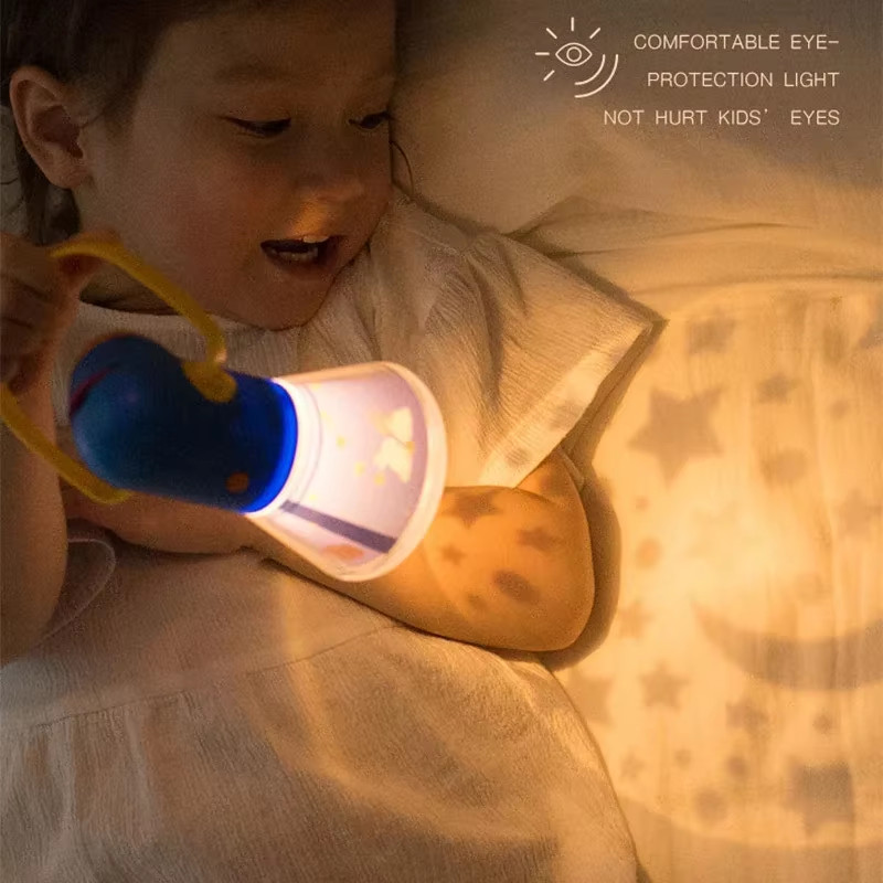 Child’s Story Projector & Night Light, Early Learning Lamp, Hi Toy