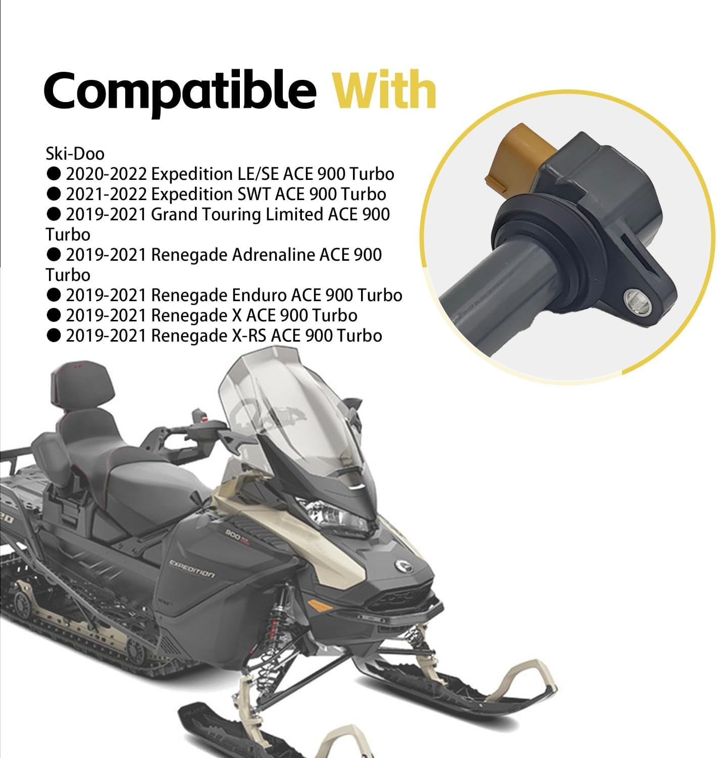 Can Am Maverick X3 Ignition Coil 3 Pack 420666145 RR