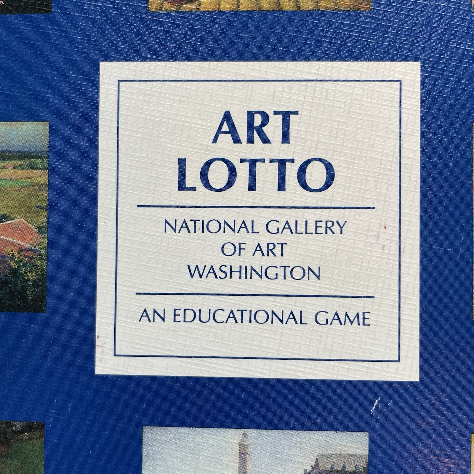 Art Lotto Educational Game Complete National Museum of Art 5 Boards 45 Cards