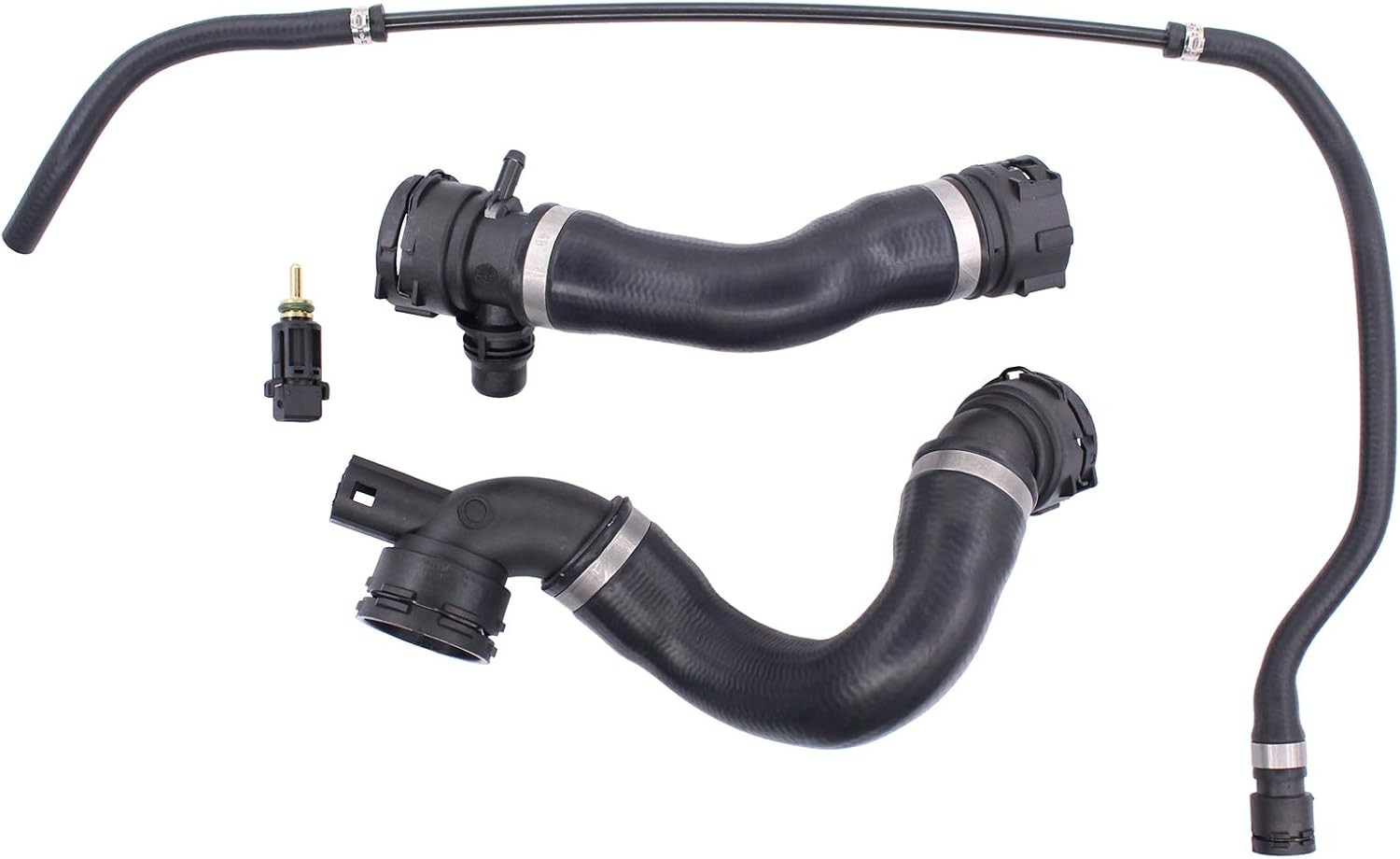 Set of 4 Low Upper Radiator Coolant Hose Vent Line Sensor for…