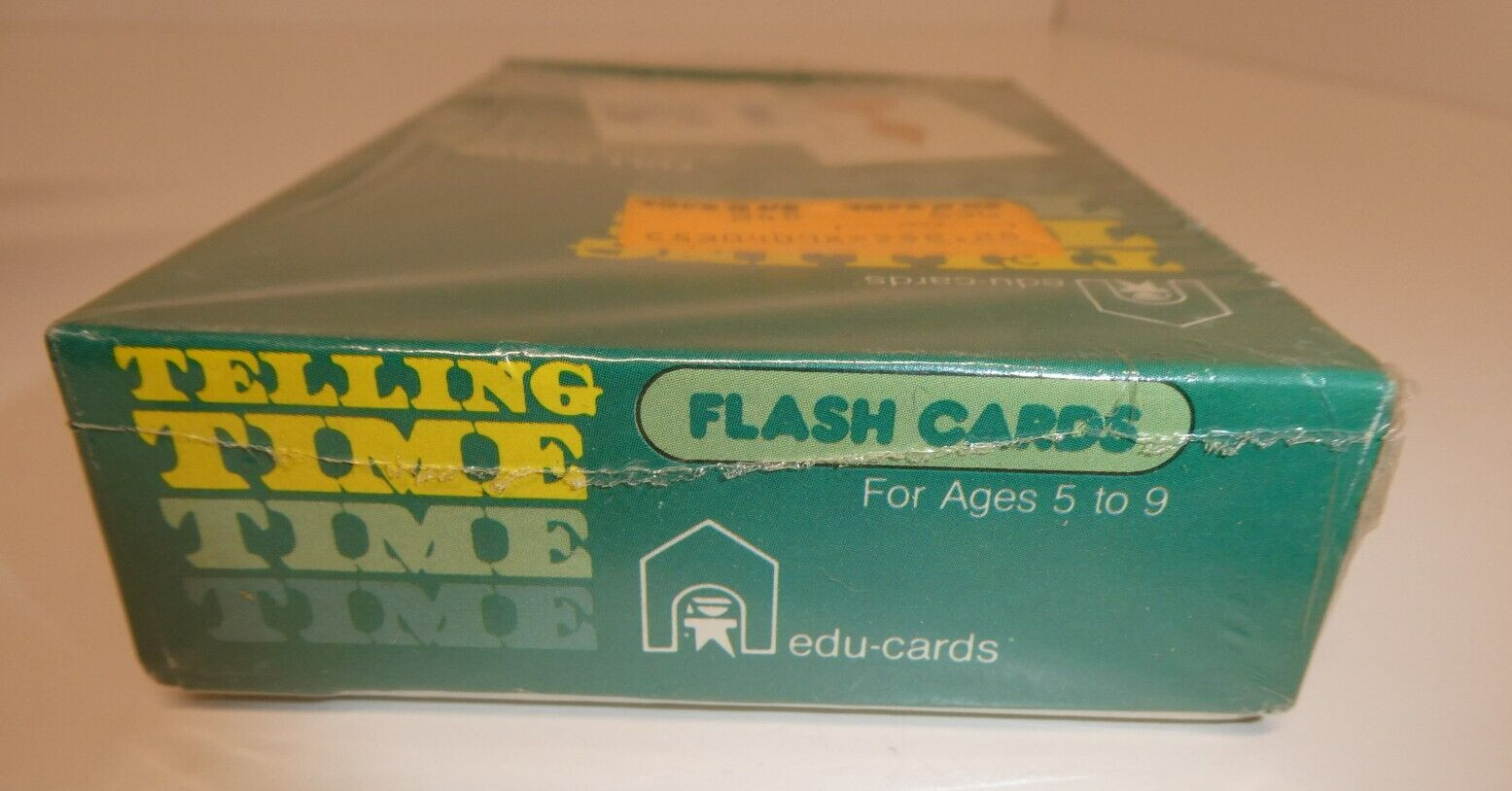 VTG New Sealed #245 Edu-cards Telling Time Flash Cards (Ages 5-9) Toys R Us